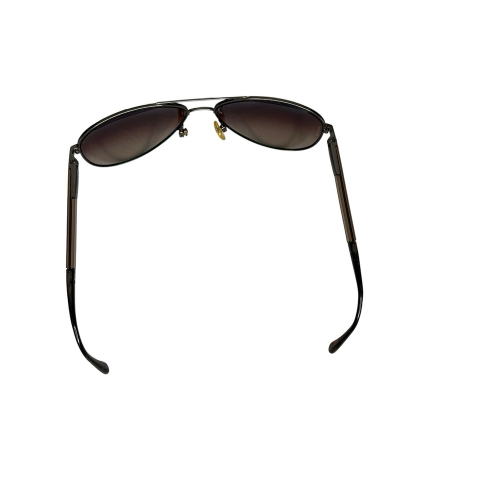 CHANEL Polarized Aviator Metal Frame Brown Lens Women's Sunglasses Silver "Flaws - Picture 4 of 12